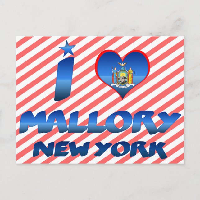 I kärlek Mallory, New York Vykort (Framsida)