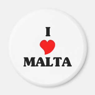 I Kärlek Malta Magnet