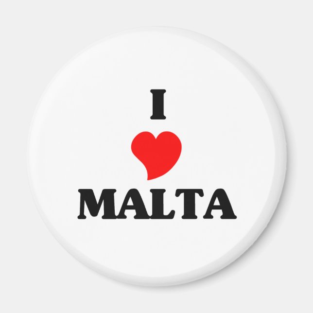 I Kärlek Malta Magnet (Framsidan)