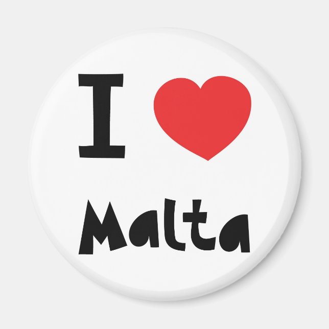 I kärlek Malta Magnet (Framsidan)