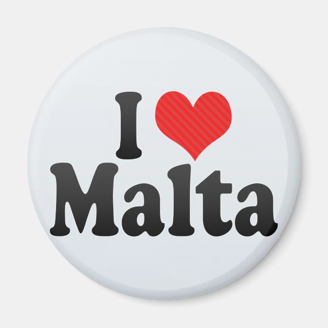 I Kärlek Malta Magnet (Framsidan)