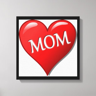 I KÄRLEK MAMMA CANVASTRYCK