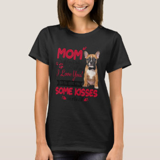 I Kärlek Mamma Fransk Bulldog Mor Day Frenchie Mam T Shirt
