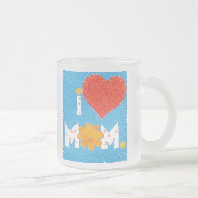 i kärlek mamma frostade mugg (Höger)