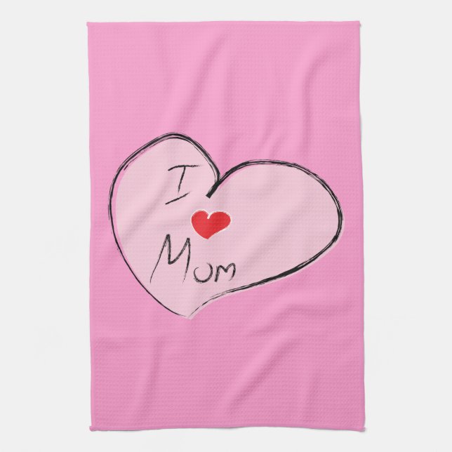 I KÄRLEK MAMMA KÖKSHANDDUK (Vertikal)