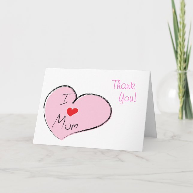 I KÄRLEK MAMMA KORT (Framsida)