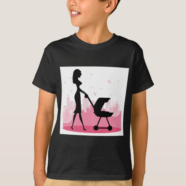 i KÄRLEK MAMMA T Shirt (Framsida)