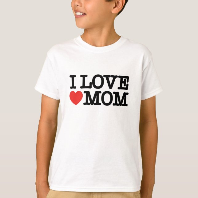 I KÄRLEK MAMMA T SHIRT (Framsida)