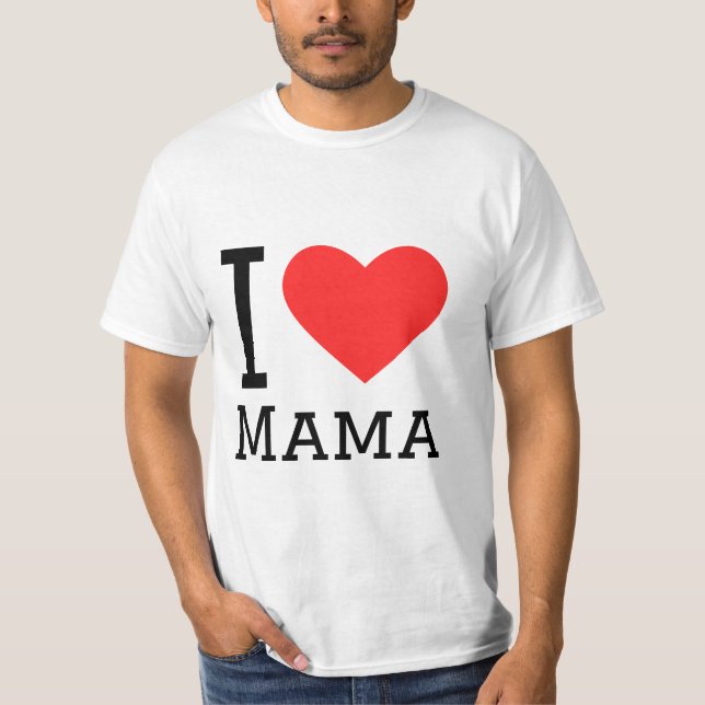 I KÄRLEK MAMMA T SHIRT (Framsida)