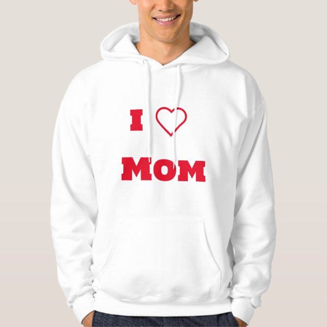 I KÄRLEK MAMMA T-SHIRT HOODIE (Framsida)