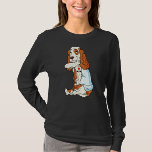 I Kärlek Mamma Tattoo American Cocker Spain Hund W T Shirt