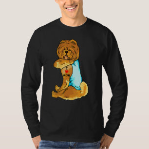 I Kärlek Mamma Tattoo Chow Chow Mamma Hund Women T Shirt