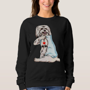 I Kärlek Mamma Tattoo Coton De Tulear Mamma Hund K T Shirt