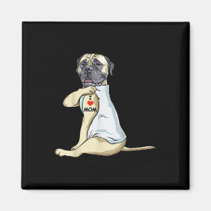 I Kärlek Mamma Tattoo English Mastiff Mamma Hund ä Magnet