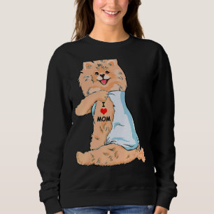 I Kärlek Mamma Tattoo German Spitz Mamma Hund Mor T Shirt
