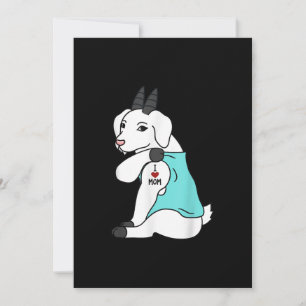 I Kärlek Mamma Tattoo Goat Funny Mors Day Pet Spara Datumet