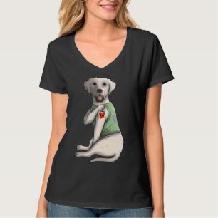 I Kärlek Mamma Tattoo Labrador Mamma Mor S-dagen T Shirt
