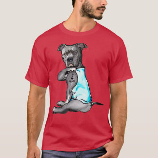 I Kärlek Mamma Tattoo Pitbull Hund älskare Women G T Shirt