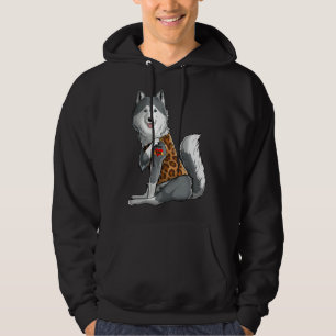 I Kärlek Mamma Tattoo Siberian husky Mamma Mor-dag Hoodie