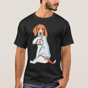 I Kärlek Mamma Tattoo Treeing Walker Coonhound Mam T Shirt