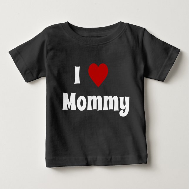 I kärlek mamma tshirt t shirt (Framsida)