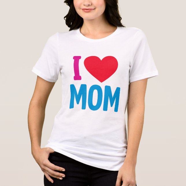 I KÄRLEK MAMMA TSHIRT T SHIRT (Framsida)