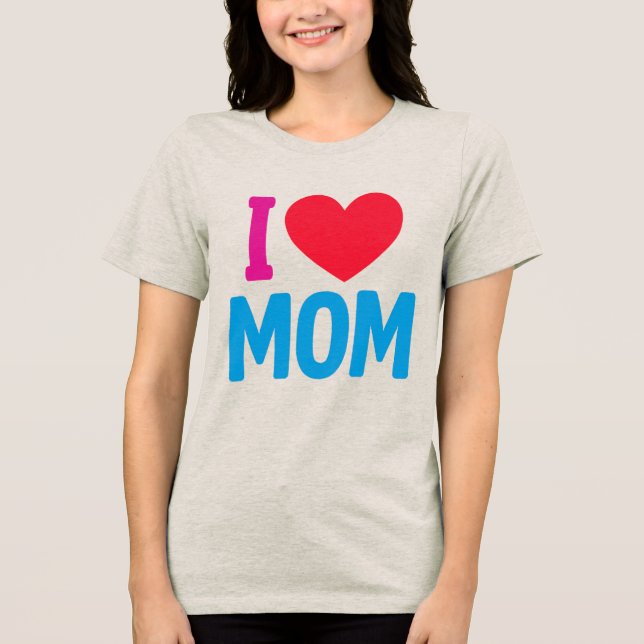 I KÄRLEK MAMMA TSHIRT T SHIRT (Framsida)