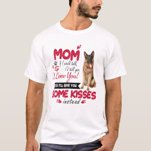 I Kärlek Mamma, tyska Shepherd Hund Tass Mor-dagen T Shirt