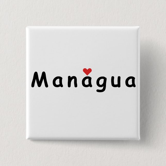 I kärlek Managua Knapp (Framsida)