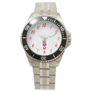 I Kärlek, Manar Stainless Steel Bracelet Watch Armbandsur