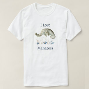 I Kärlek Manatees T-Shirt