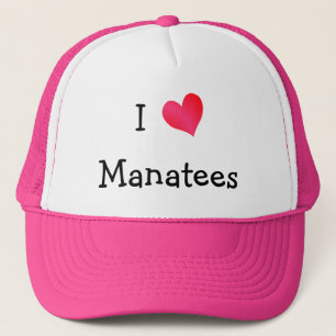 I Kärlek Manatees Truckerkeps