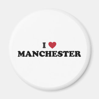 I Kärlek Manchester New Hampshire Magnet