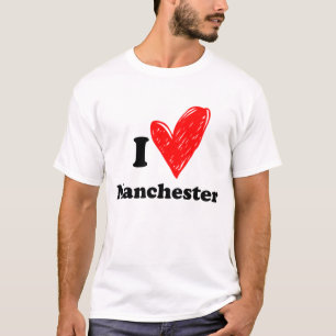 I kärlek Manchester T Shirt
