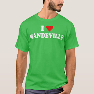 I Kärlek Mandeville Louisiana T Shirt
