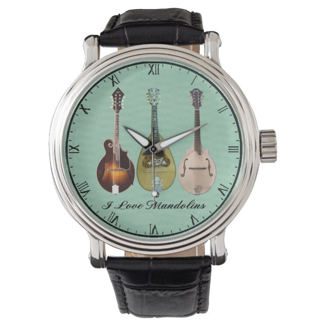 I KÄRLEK MANDOLINS ARMBANDSUR (Framsida)