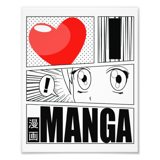 I KÄRLEK MANGA POSTER (Framsidan)