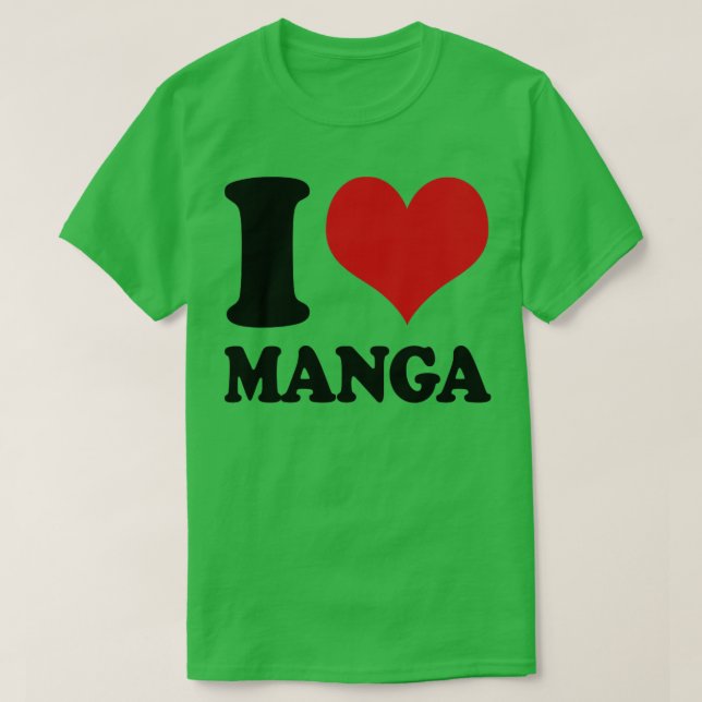I Kärlek Manga T Shirt (Design framsida)