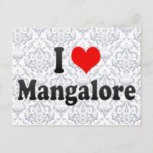 I Kärlek Mangalore, Indien Vykort
