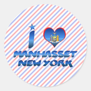 I kärlek Manhasset, New York Runt Klistermärke