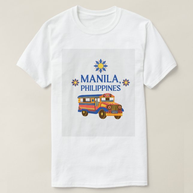 I kärlek manila PHILIPPINES T Shirt (Design framsida)