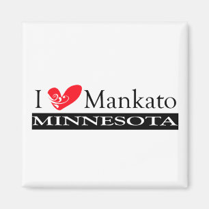 I Kärlek Mankato Minnesota Magnet