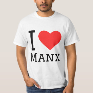I kärlek Manx T Shirt