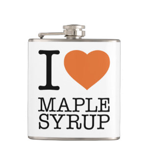 I KÄRLEK MAPLE SYRUP FICKPLUNTA
