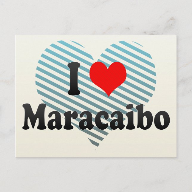 I Kärlek Maracaibo, Venezuela Vykort (Framsida)