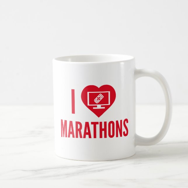 I Kärlek Marathons Kaffemugg (Höger)