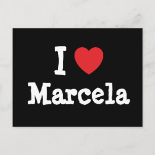 I kärlek Marcela eart T-Shirt Vykort