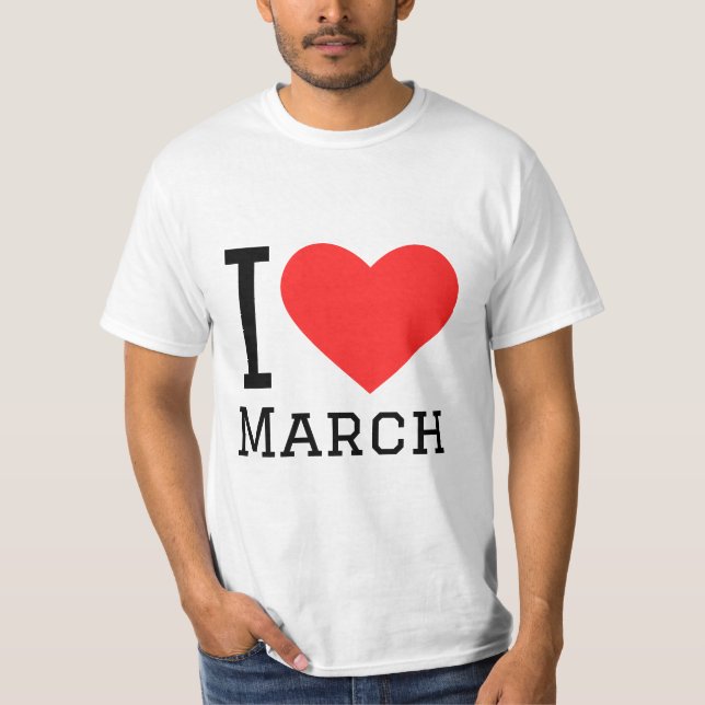 I kärlek march t shirt (Framsida)