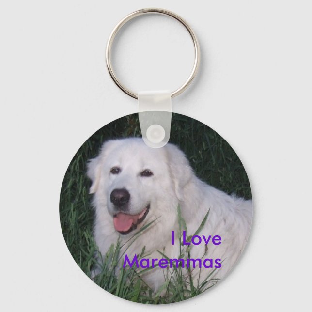 I Kärlek Maremmas Keychain Nyckelring (Framsida)