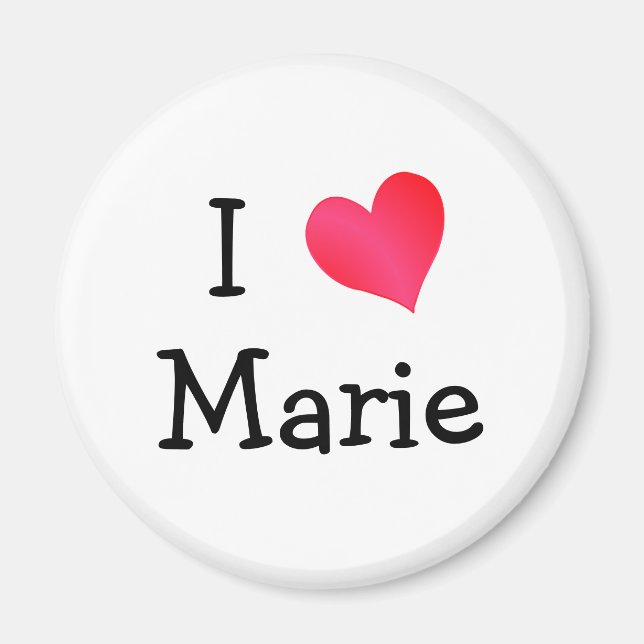 I Kärlek Marie Magnet (Framsidan)